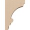 Ekena Millwork 3"W x 6"D x 9"H Classic Diane Rough Cedar Woodgrain TimberThane Corbel, Primed Tan CORUR03X06X09DIARCPR - alternate 4
